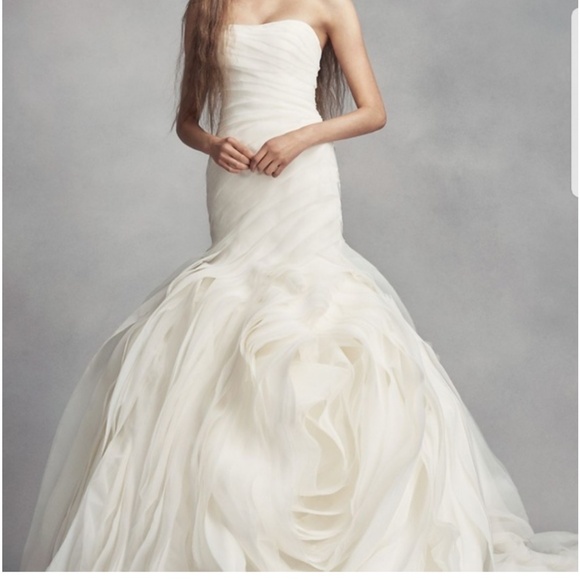 Vera Wang x David's Bridal Dress  Ivory size 0 - Picture 1 of 4